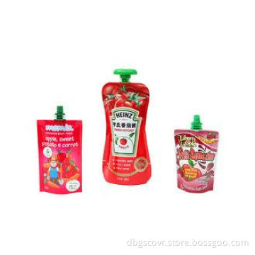 Recyclable Plastic Spout Pouches , Stand Up Packaging Bag